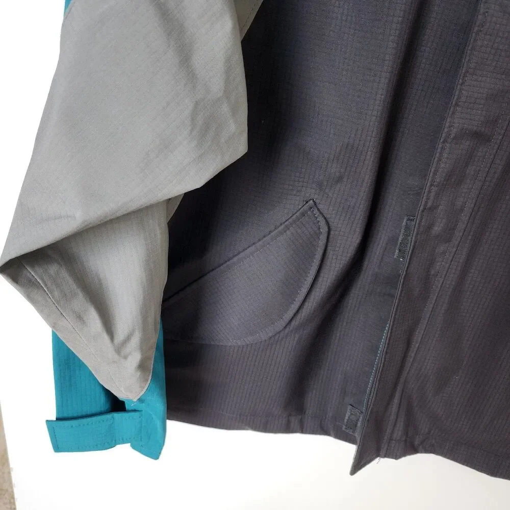 Vtg Made In USA Linksport Gore-Tex Windbreaker Jacket LG 100% Nylon Colorblock